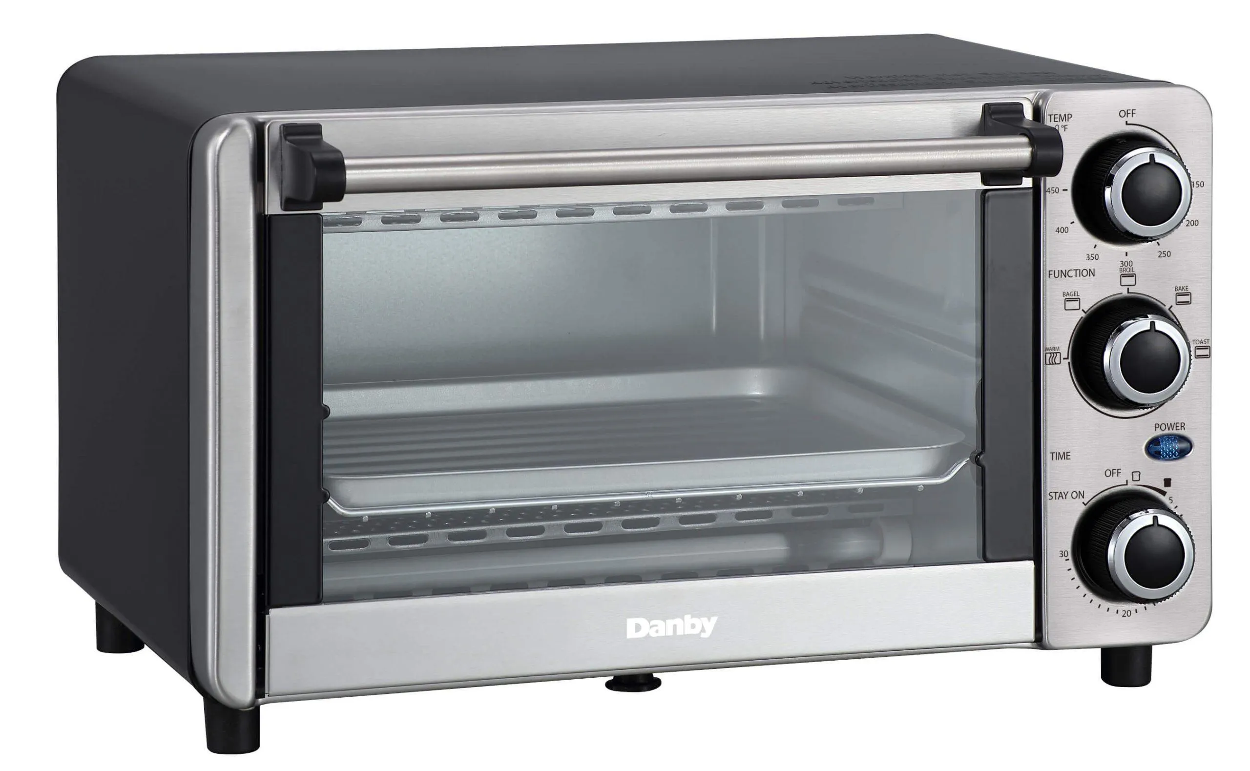Danby DBTO0412BBSS Danby 0.4 Cu Ft/12L 4 Slice Countertop Toaster Oven