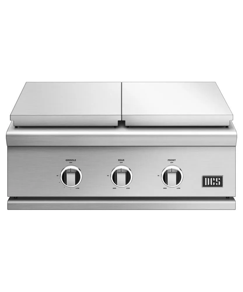 Dcs GDSBE1302L 30 Griddle/Side Burner. Lp Gas