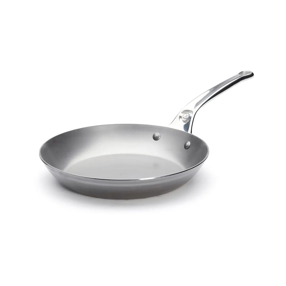 de Buyer Mineral B Pro Carbon Steel Frypan with Oven Safe Handle - 8. 9.5. 11