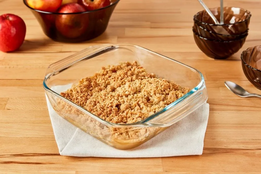 Duralex Ovenchef Durable Tempered Glass Bakeware - Square Roaster & Baker - 2.9 Quart - 11 x 9