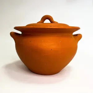 Egyptian Terra Cotta Bean Pot. 4.5 Qt.