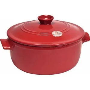 Emile Henry Flame Round Stewpot. Burgundy