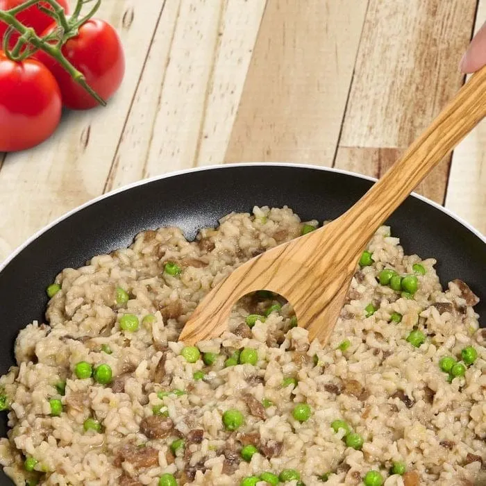 Fantes Cousin Gia's Italian Olivewood Risotto Spoon - 12