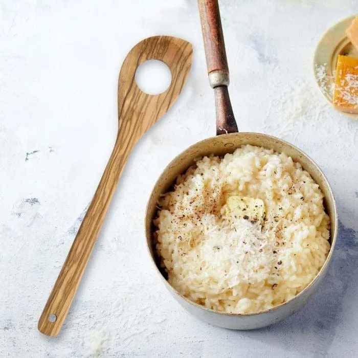 Fantes Cousin Gia's Italian Olivewood Risotto Spoon - 12