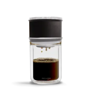 Fellow Stagg [X] Pour-Over Coffee Maker Set - Kit Includes Stagg [X] Pour-Over Dripper. Stagg Double Wall Glass Carafe. and 20 Paper Filters