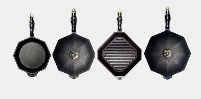Finex Cast Iron Skillet with Lid (8-12)