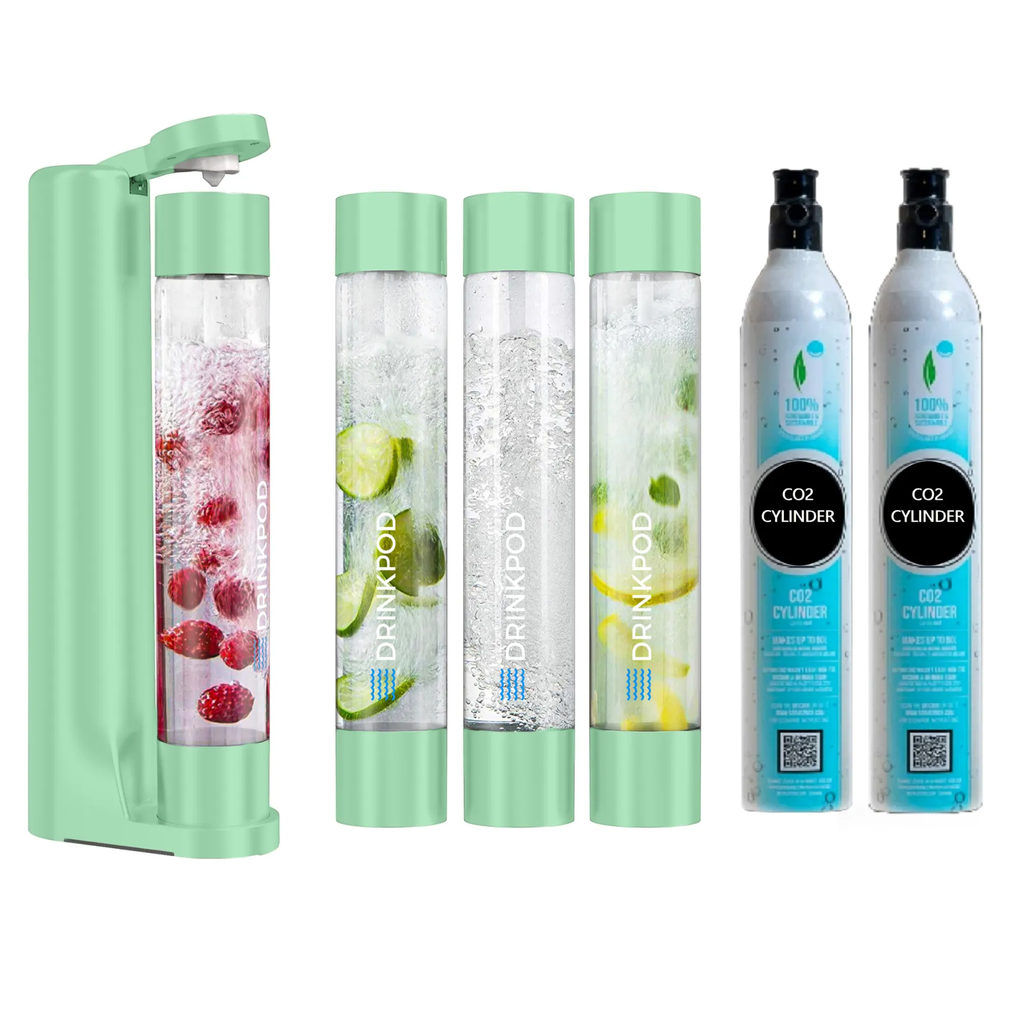 FIZZPod 1  Soda Maker   CO Cylinder (2-pack) by Drinkpod