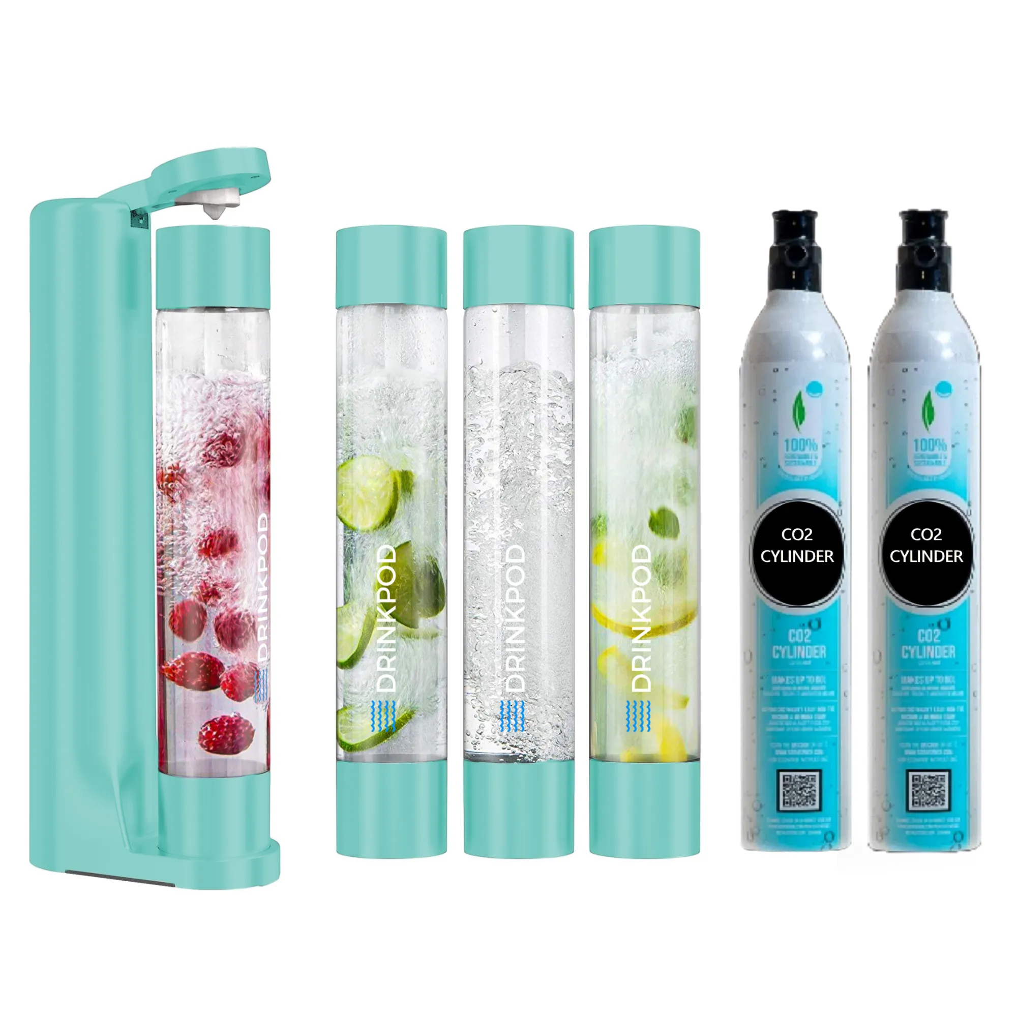 FIZZPod 1  Soda Maker   CO Cylinder (2-pack) by Drinkpod