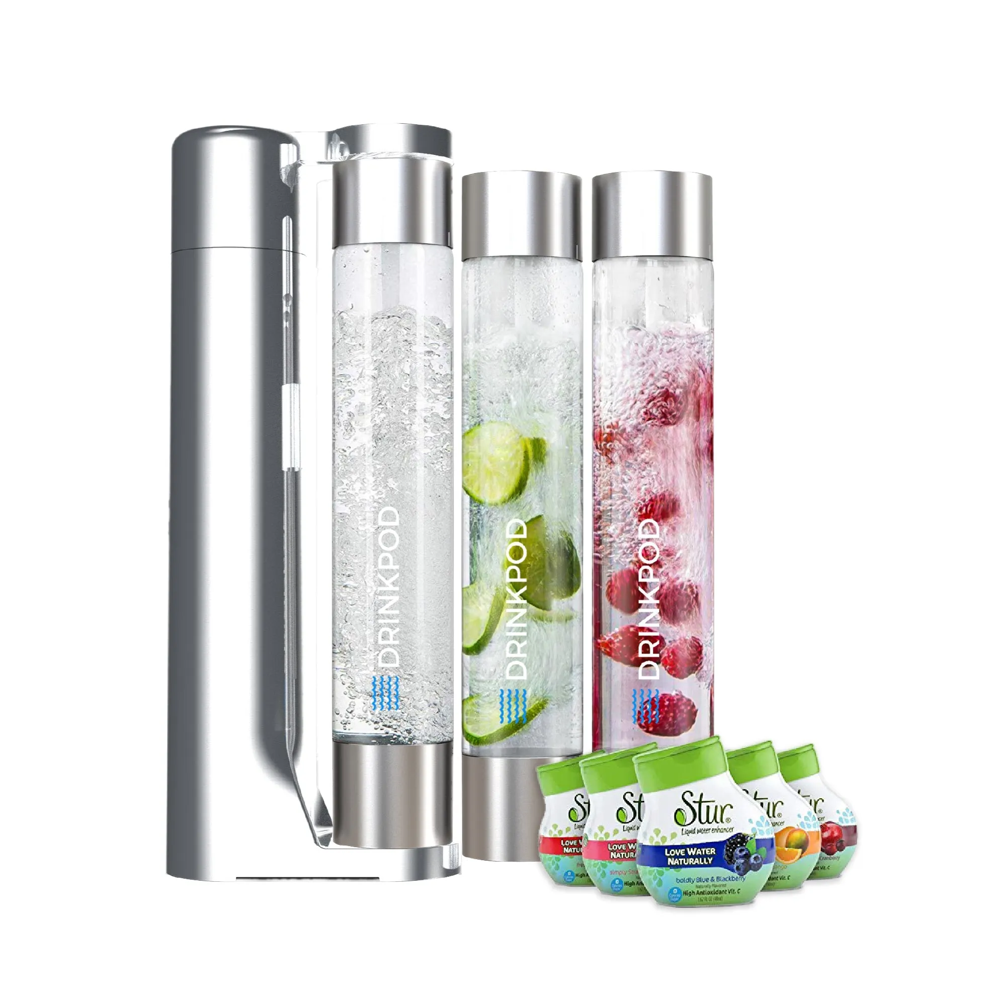 FIZZPod 1  Soda Maker   Stur Water Flavor Enhancemer Pack by Drinkpod