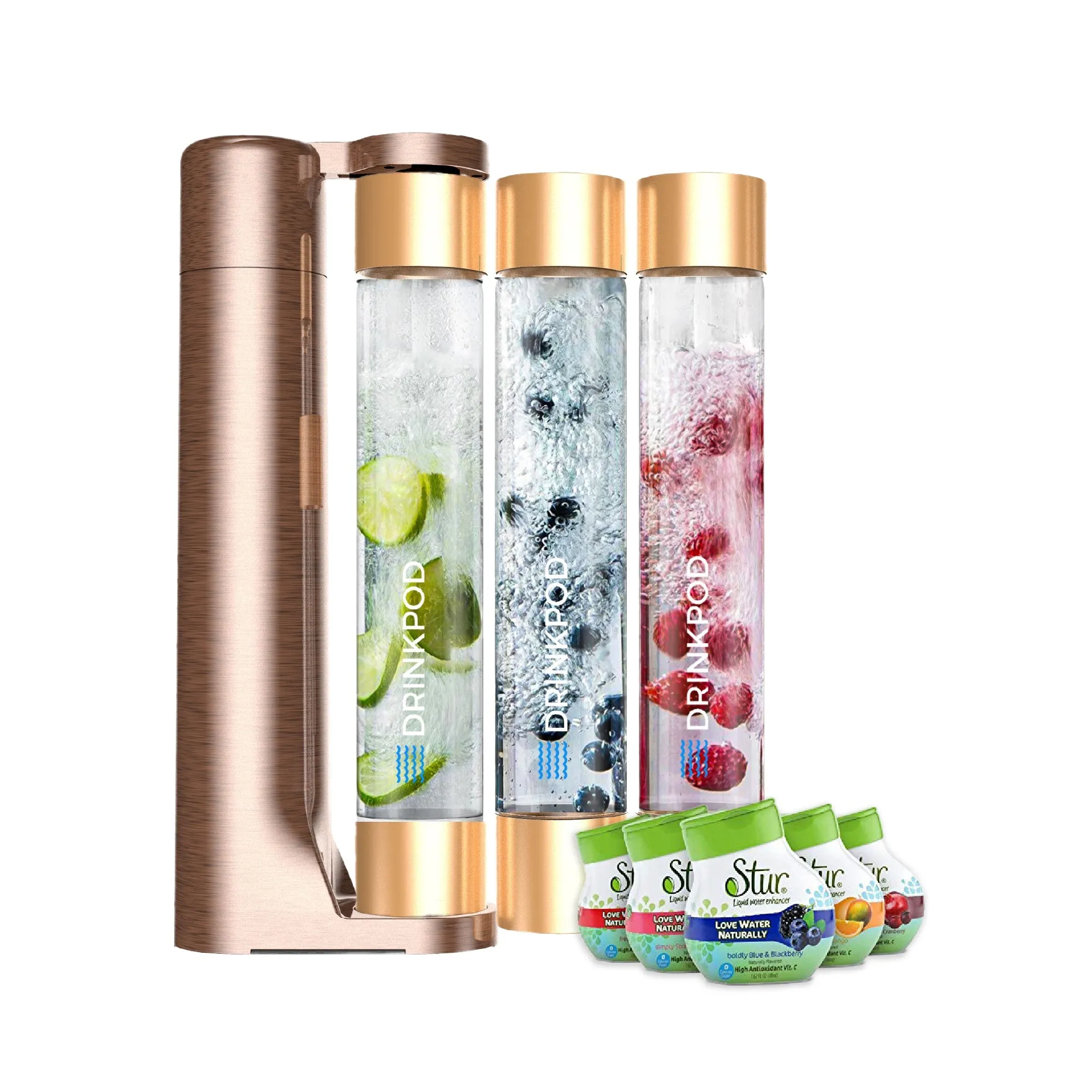 FIZZPod 1  Soda Maker   Stur Water Flavor Enhancemer Pack by Drinkpod