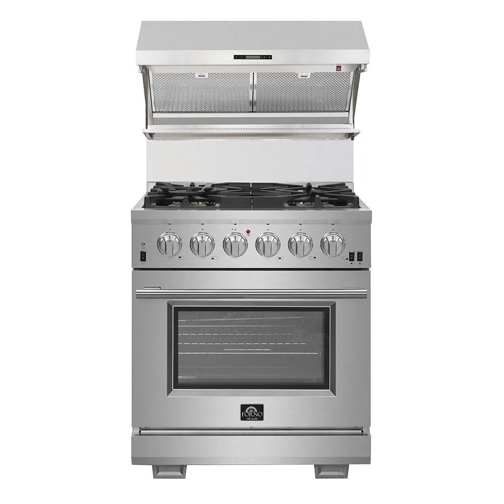 Forno FRHWM502930HB Savona - 30 Wall Mount Range Hood With Hybrid Filters & Back Splash