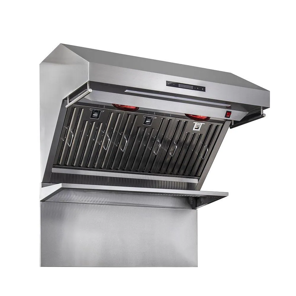 Forno FRHWM502936 Savona - 36 Wall Mount Range Hood Baffle Filter & Back Splash