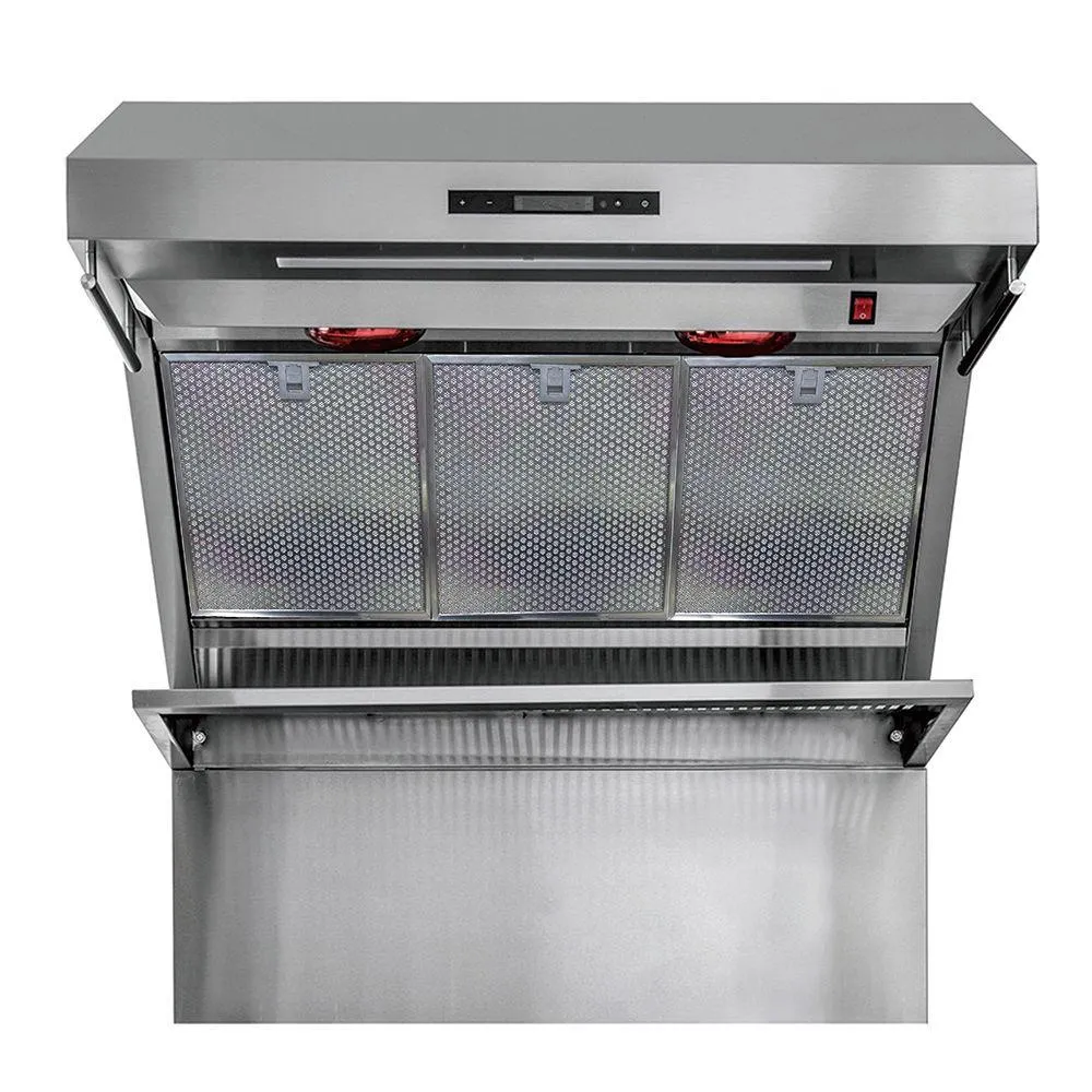 Forno FRHWM502936HB Savona - 36 Wall Mount Range Hood With Hybrid Filters & Back Splash