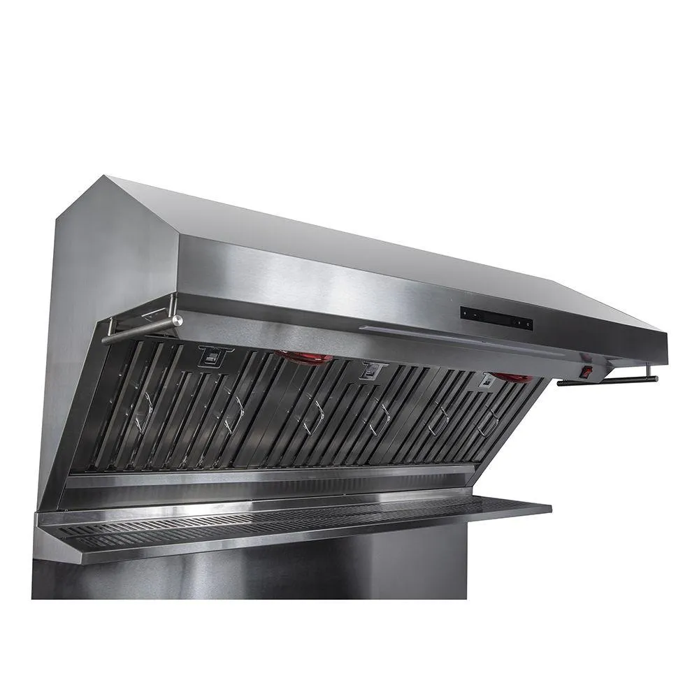 Forno FRHWM502948 Savona - 48 Wall Mount Range Hood Baffle Filter & Back Splash