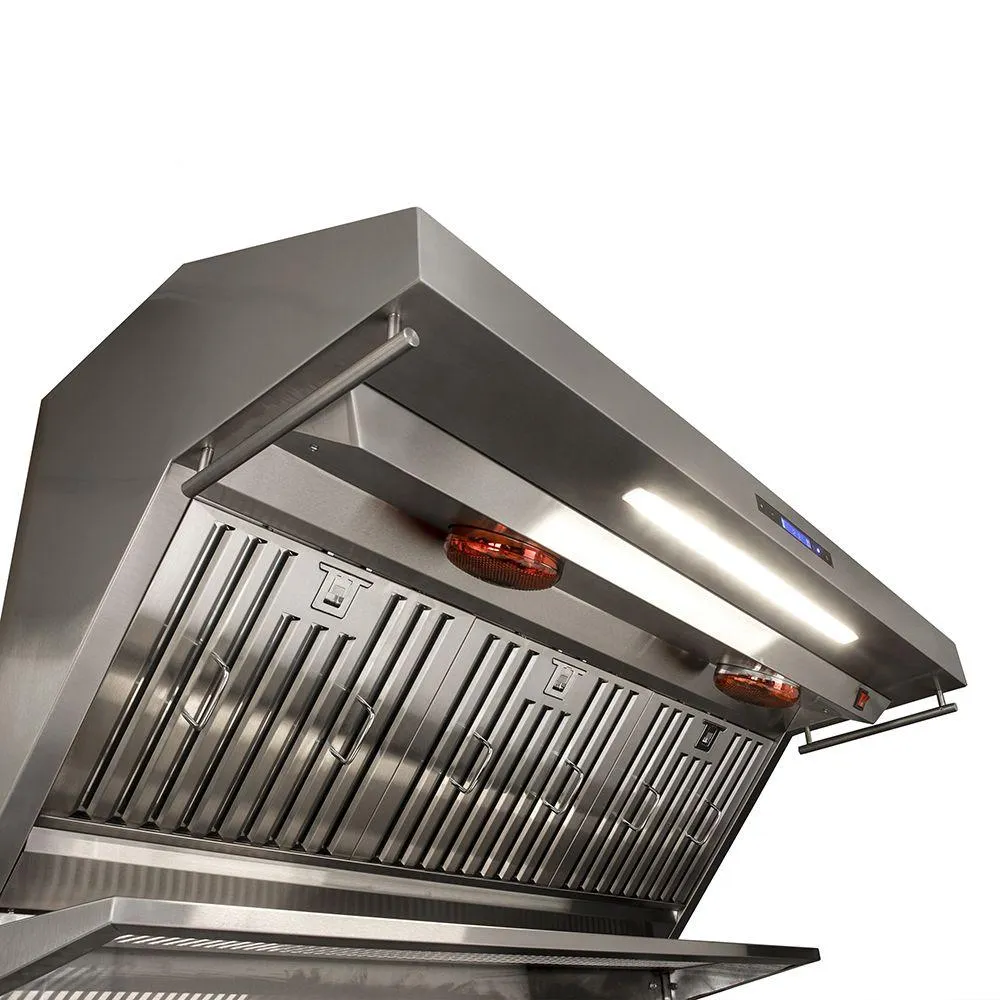 Forno FRHWM502948 Savona - 48 Wall Mount Range Hood Baffle Filter & Back Splash