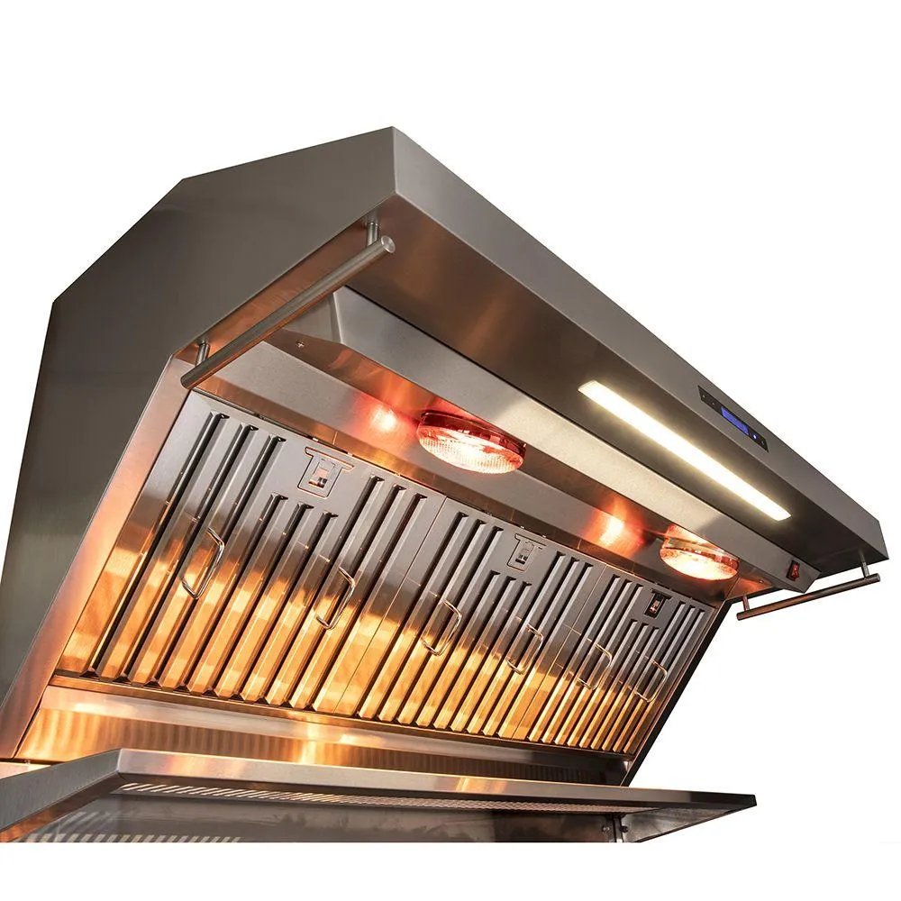 Forno FRHWM502948 Savona - 48 Wall Mount Range Hood Baffle Filter & Back Splash