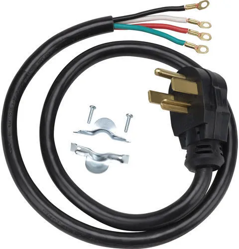 Ge Appliances WX9X18 Dryer Electric Cord Accessory (4 Prong. 4 Ft.)