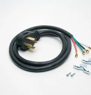 Ge Appliances WX9X19 Dryer Electric Cord Accessory (4 Prong. 5 Ft.)