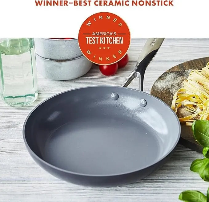 GreenPan Valencia Pro Non-Stick Fry Pans - 8. 12