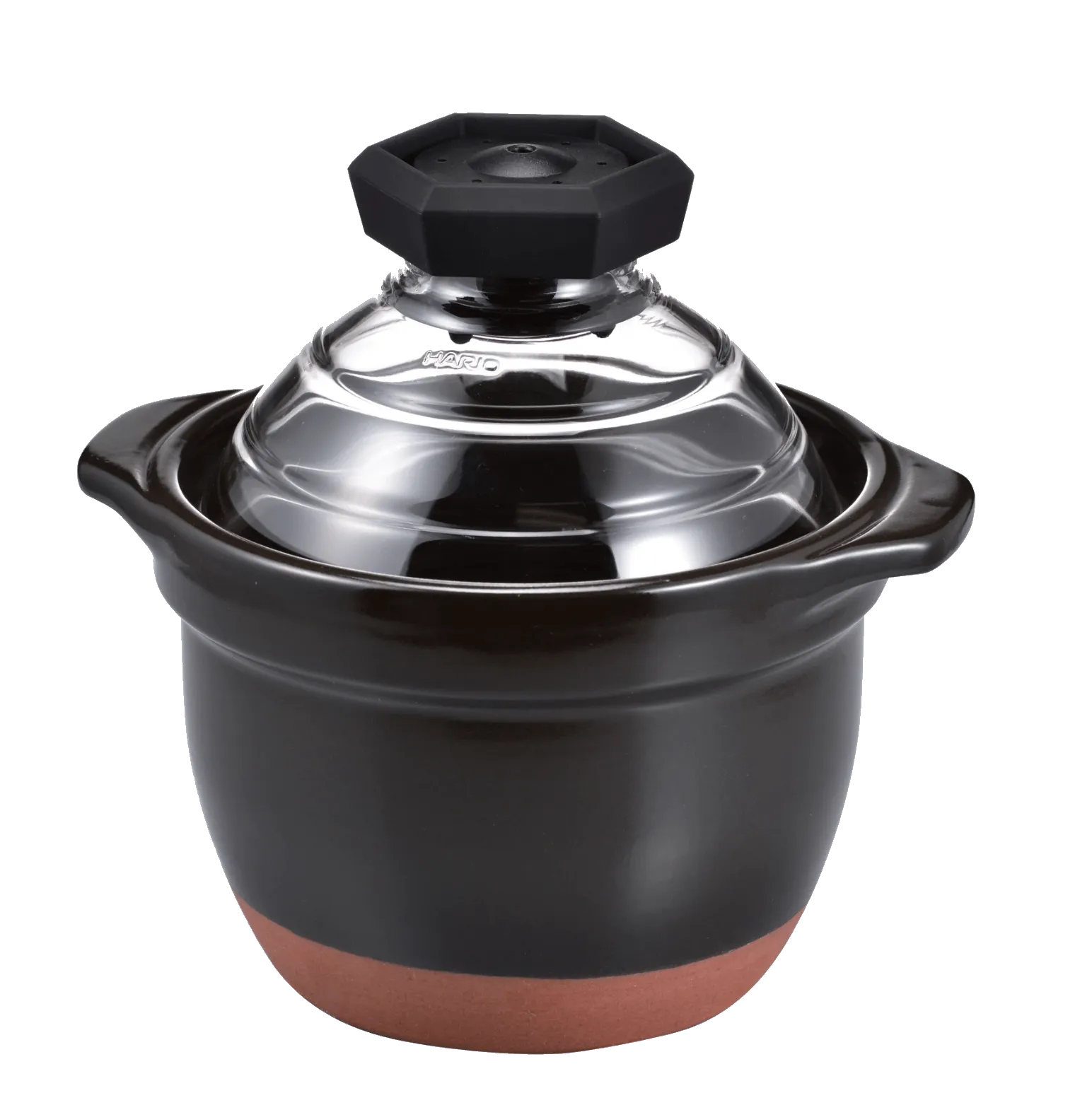 Hario (Gohangama) Rice Cooker Small w/Glass Lid