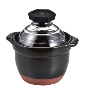 Hario (Gohangama) Rice Cooker Small w/Glass Lid