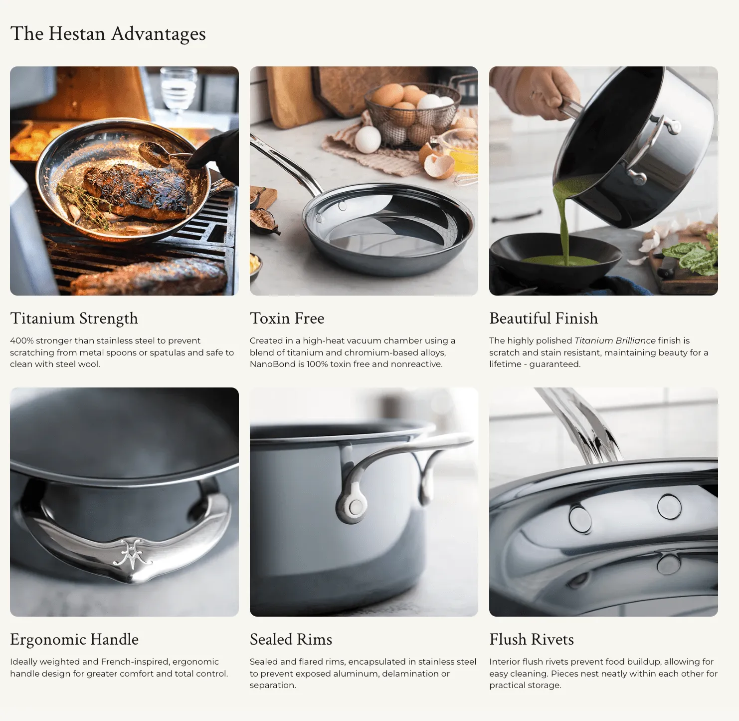 Hestan Nanobond 5-Piece Titanium Essential Cookware Set