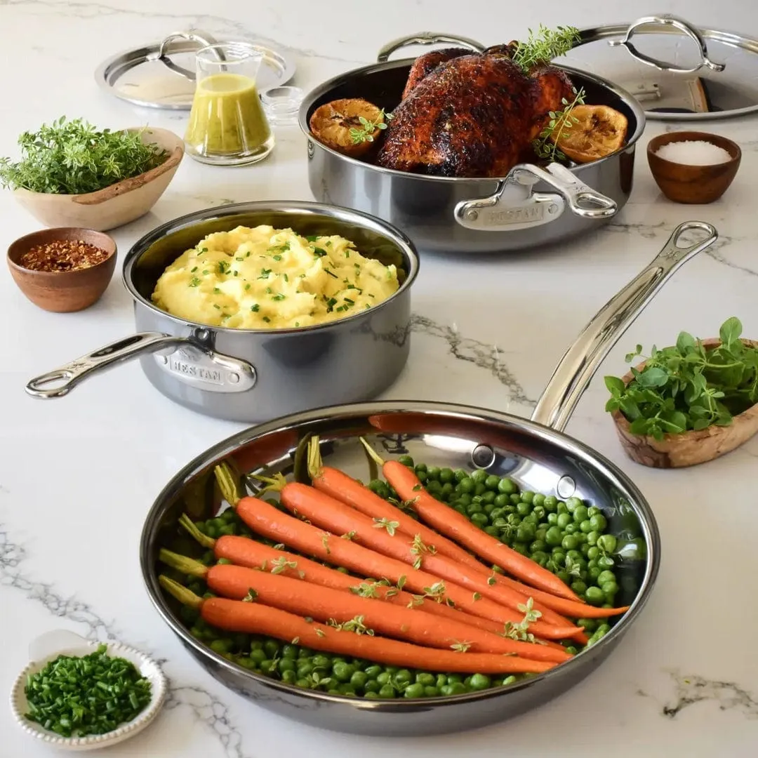 Hestan Nanobond 5-Piece Titanium Essential Cookware Set