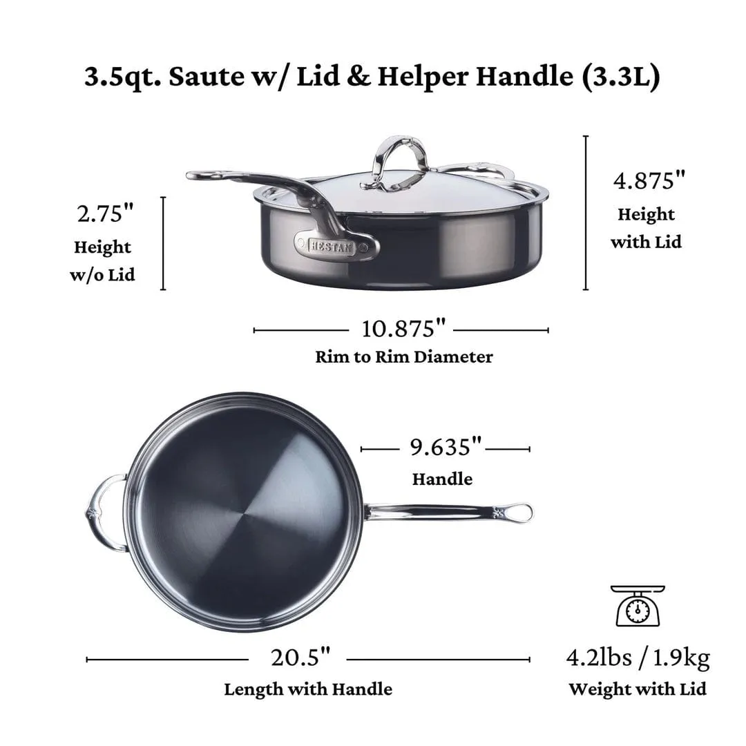 Hestan Nanobond 5-Piece Titanium Essential Cookware Set
