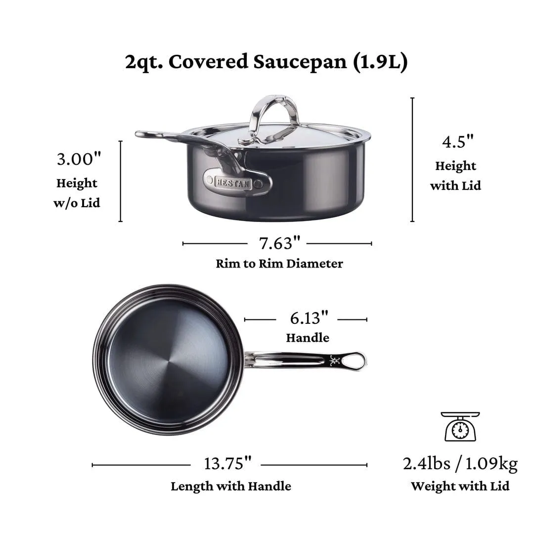 Hestan Nanobond 5-Piece Titanium Essential Cookware Set