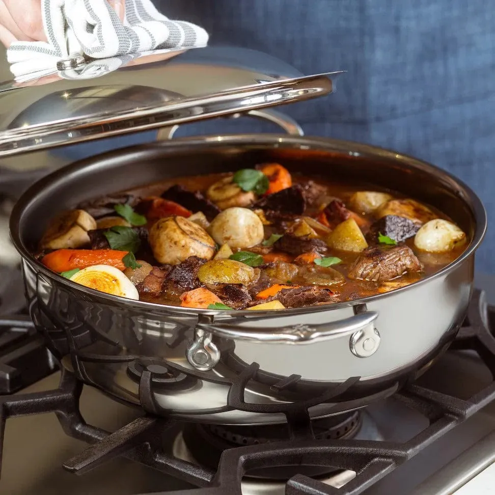 Hestan Nanobond Dutch Oven 5qt w/ Dome Lid