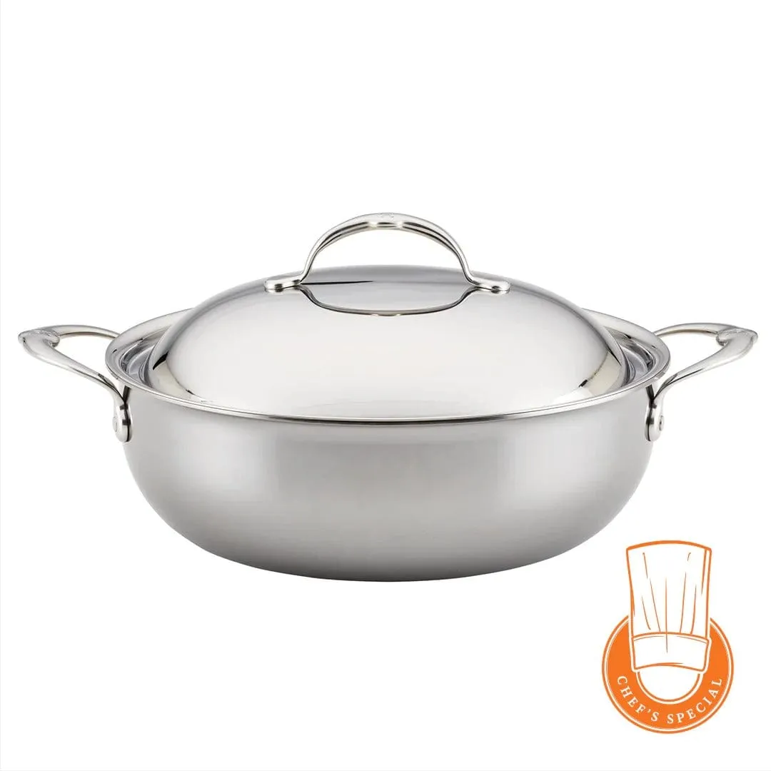 Hestan Nanobond Dutch Oven 5qt w/ Dome Lid