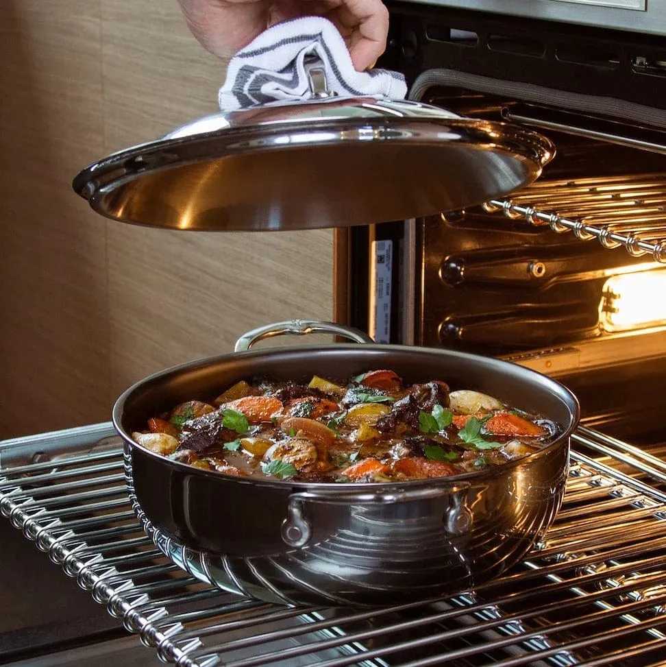 Hestan Nanobond Dutch Oven 5qt w/ Dome Lid