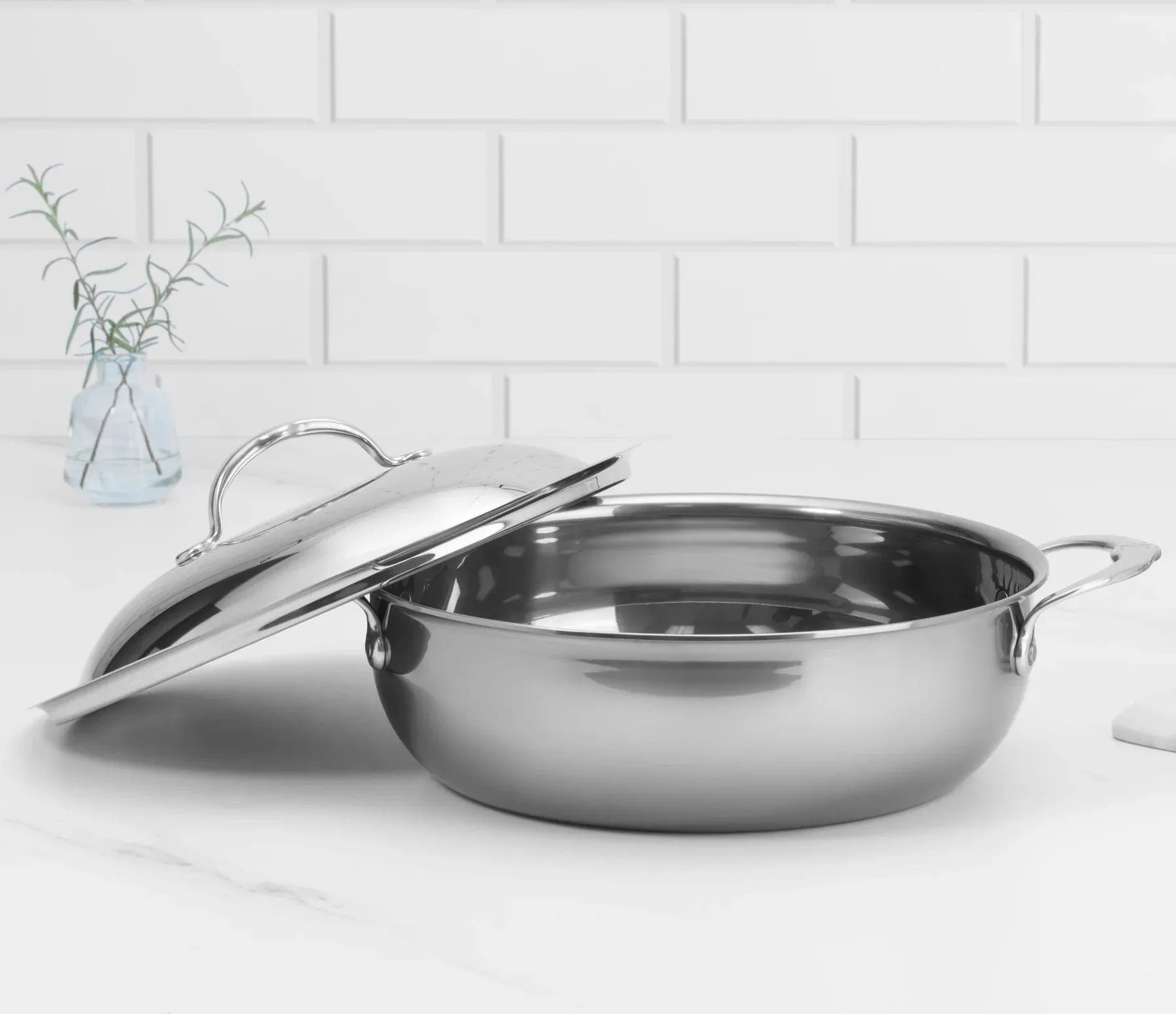 Hestan Nanobond Dutch Oven 5qt w/ Dome Lid