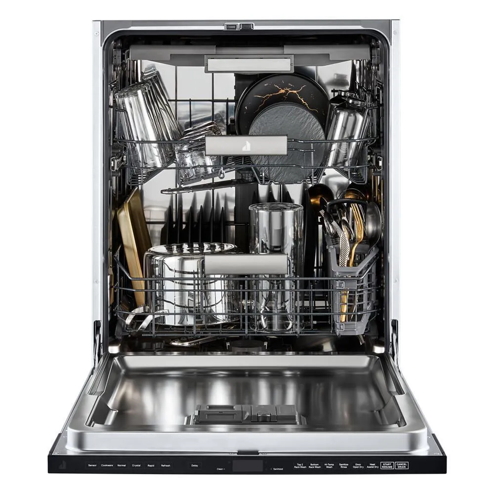 Jennair JDAF3924RX 24 Panel-Ready Fully Integrated Dishwasher With Precise Fit 3Rd Rack For Cutlery
