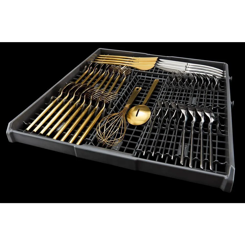 Jennair JDTS3924SL Rise&#8482; 24 Built-In Dishwasher With Precise Fit 3Rd Rack For Cutlery With Plasma Coating. 39 Dba