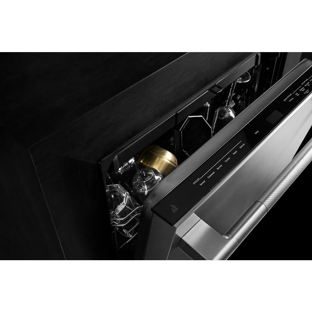 Jennair JDTS3924SL Rise&#8482; 24 Built-In Dishwasher With Precise Fit 3Rd Rack For Cutlery With Plasma Coating. 39 Dba