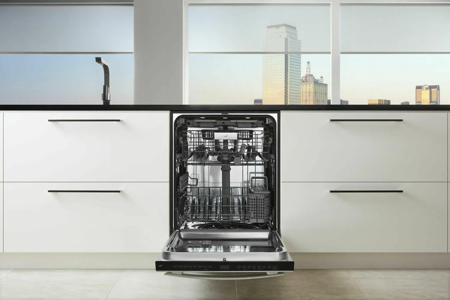 Jennair JDTSS246GS Euro-Style 24 Built-In Trifecta&#8482; Dishwasher. 38Dba - Stainless Steel