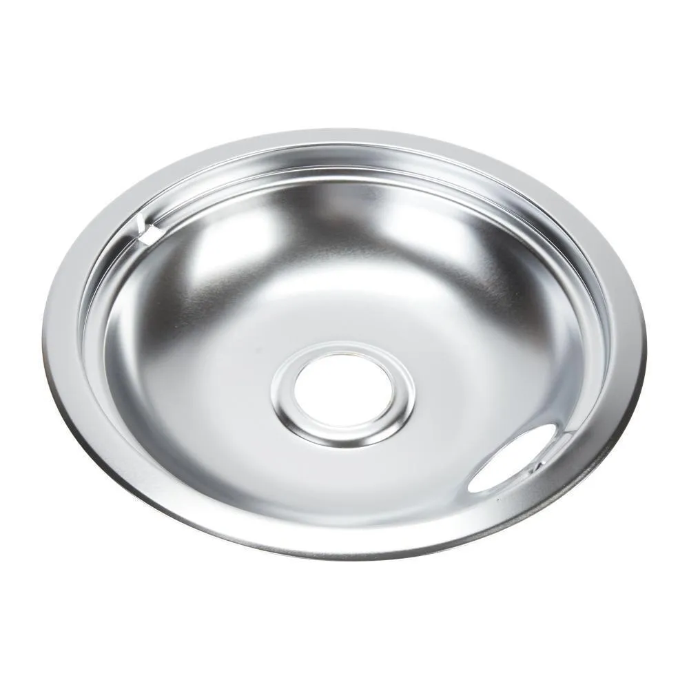Jennair W10196405RW Electric Range Round Burner Drip Bowl. Chrome