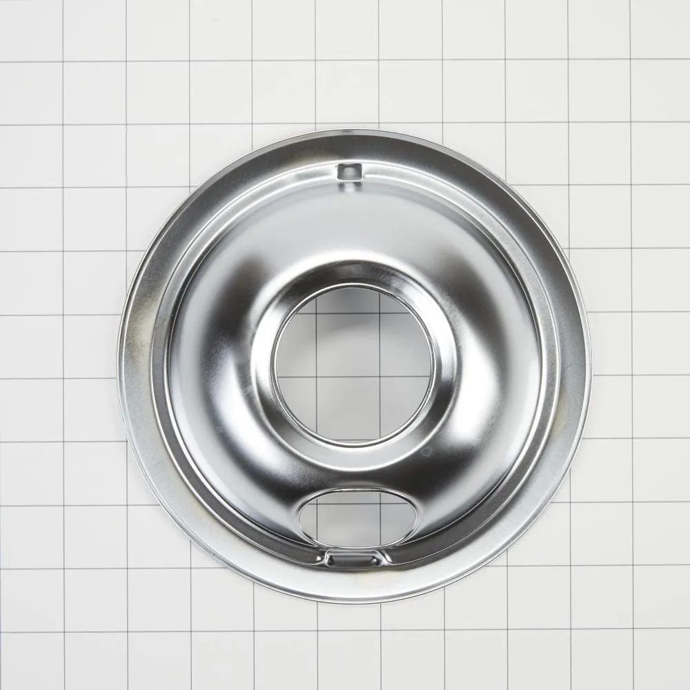 Jennair W10196406RW Electric Range Round Burner Drip Bowl. Chrome