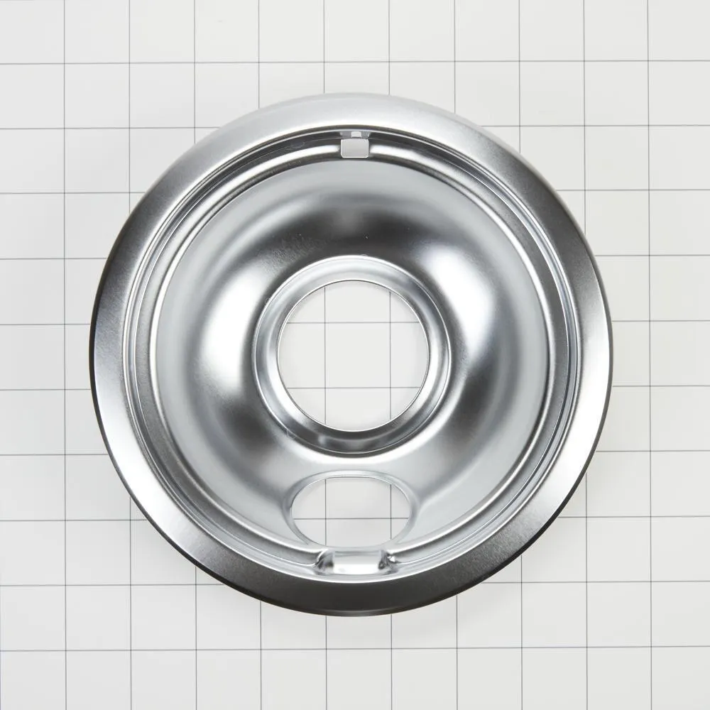 Jennair W10196406RW Electric Range Round Burner Drip Bowl. Chrome