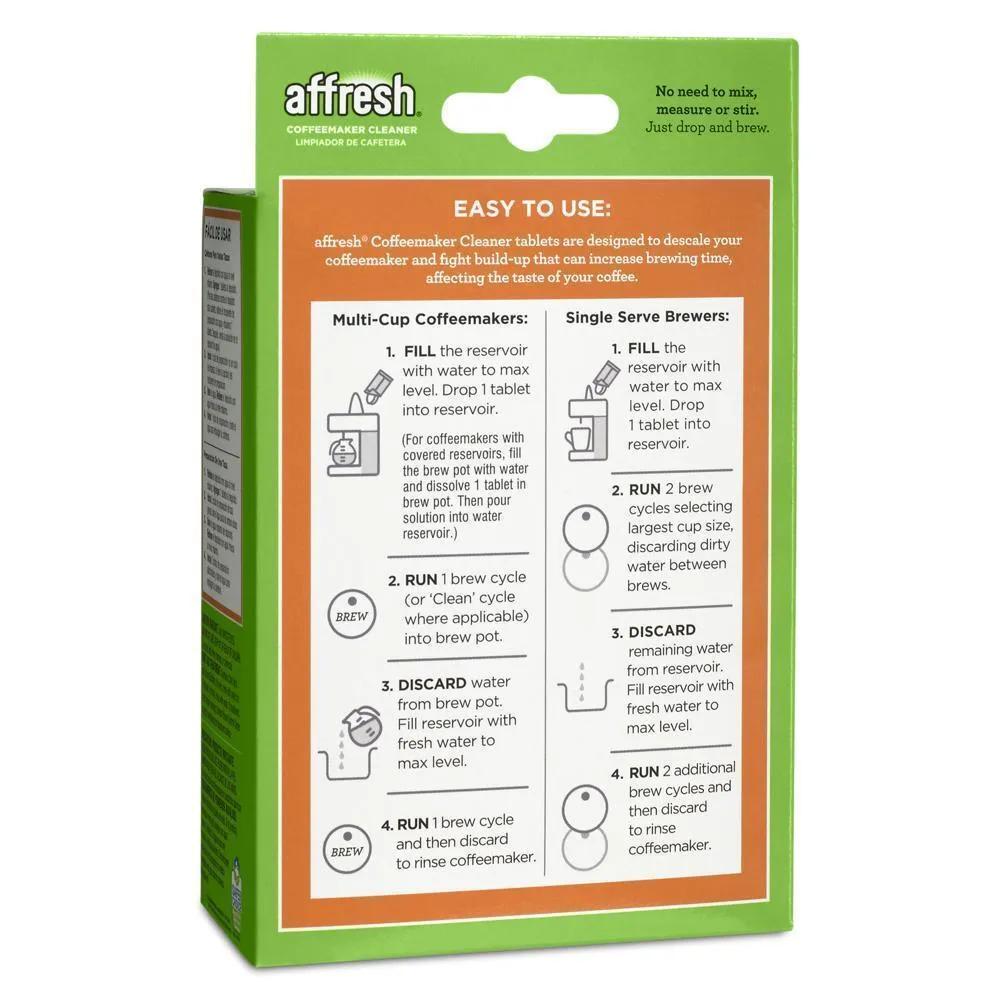 Jennair W10355052 Affresh Coffee Maker Cleaner - 3 Count