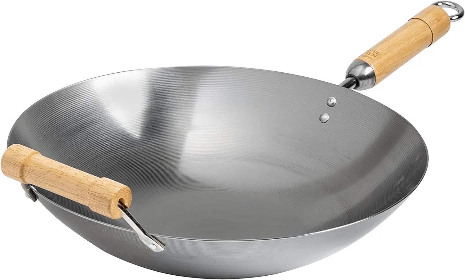 Joyce Chen Flat Bottom Carbon Steel Wok - 14