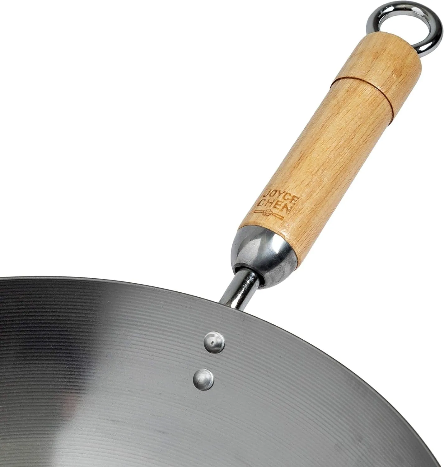 Joyce Chen Flat Bottom Carbon Steel Wok - 14