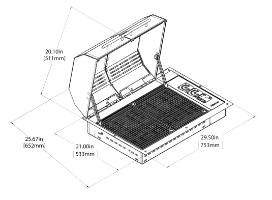 Kenyon B70420WH Texan Electric Grill