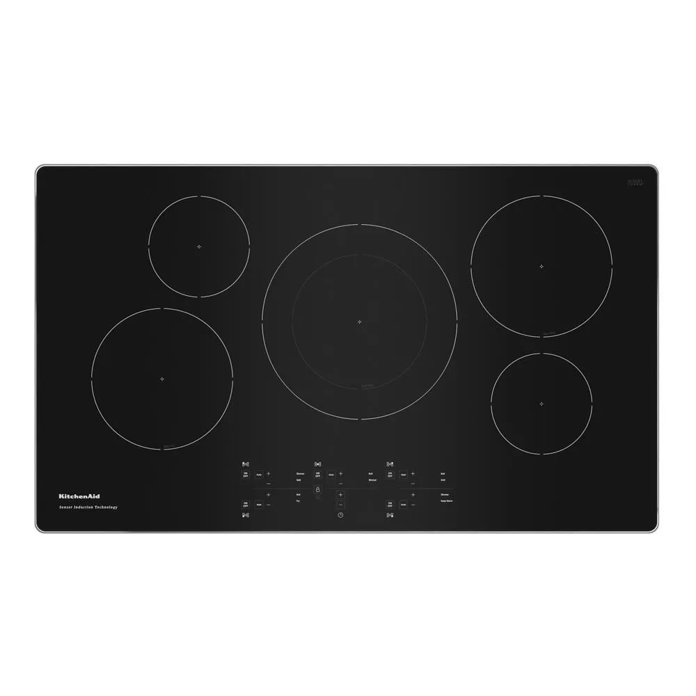 Kitchenaid KCIG556JSS 36-Inch 5-Element Sensor Induction Cooktop