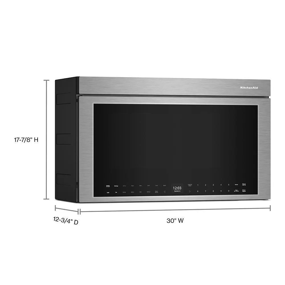 Kitchenaid KMMF530PPS Kitchenaid Multifunction Over-The-Range Oven With Flush Built-In Design