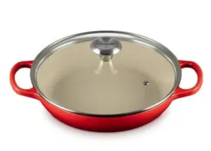 Le Creuset Braiser with Glass Lid - 2.25 Quart - Multiple Colors