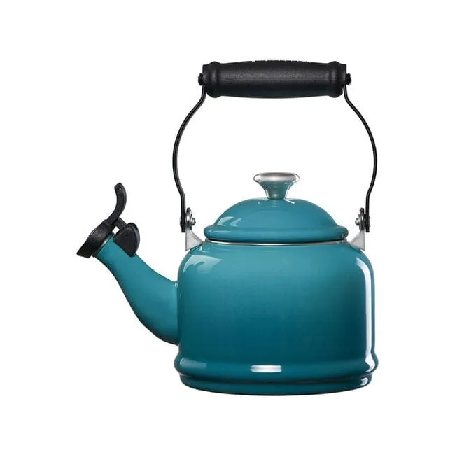 Le Creuset Demi Kettle - 1.25 Quart - Stainless Steel Knob - Multiple Colors