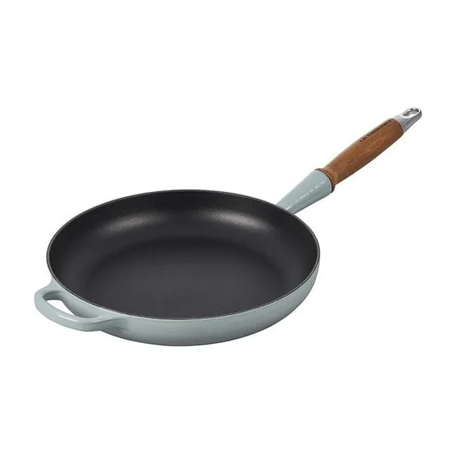 Le Creuset Fry Pan 10.25 Alpine Wood Handle