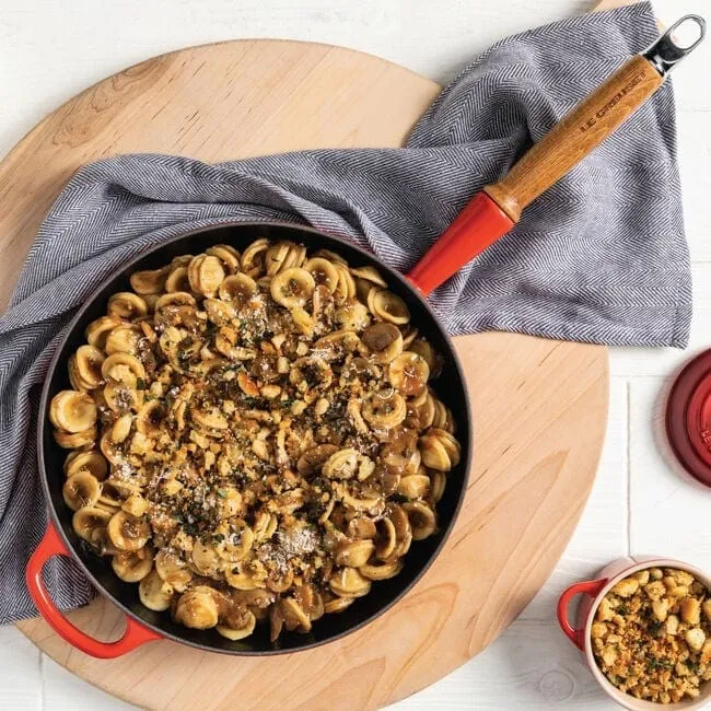 Le Creuset Fry Pan 10.25 Alpine Wood Handle